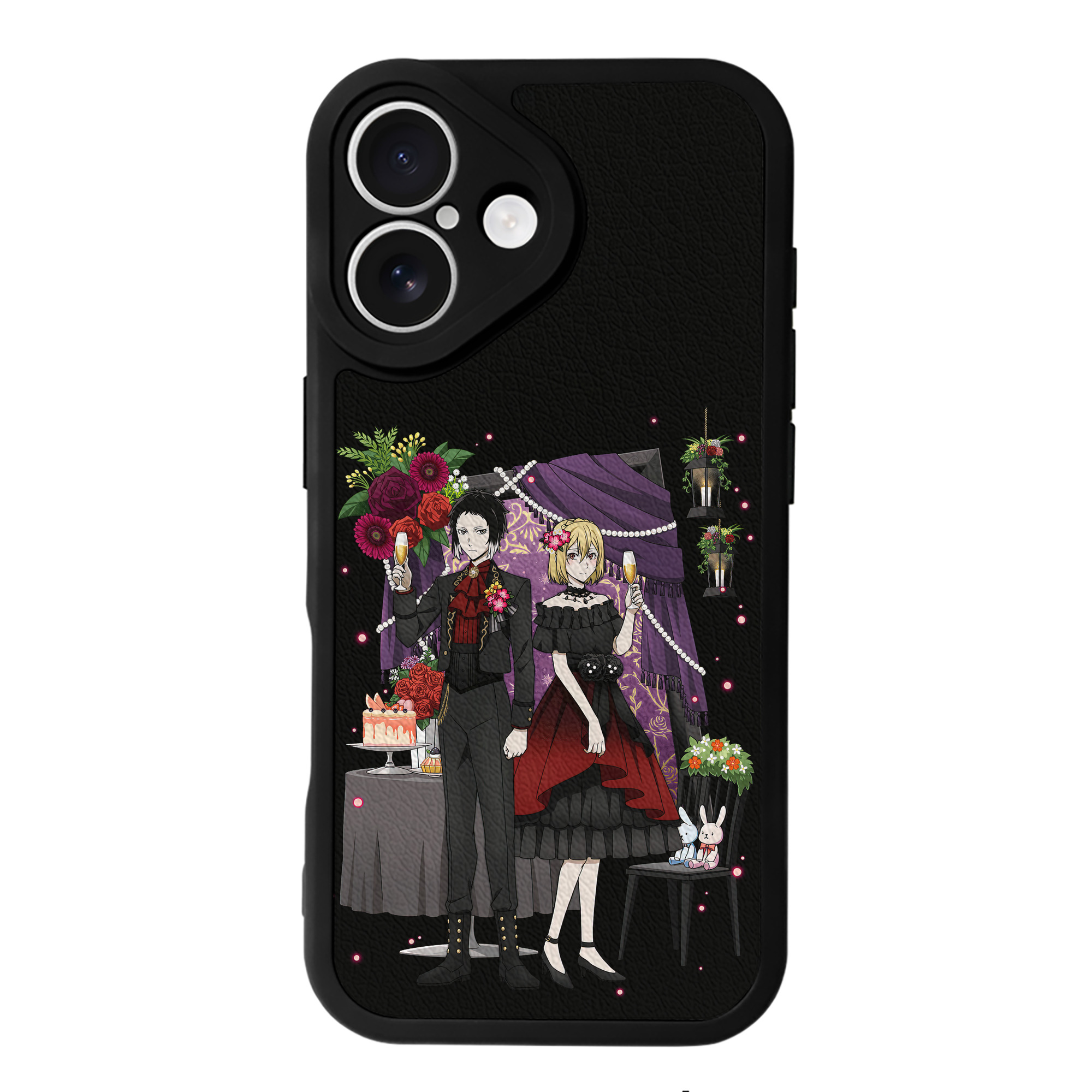 （画像用） 文豪ストレイドッグス Bungo Stray Dogs 【iPhone 16シリーズ対応】シリコンスマホケース（レザー調） 材質：シリコン